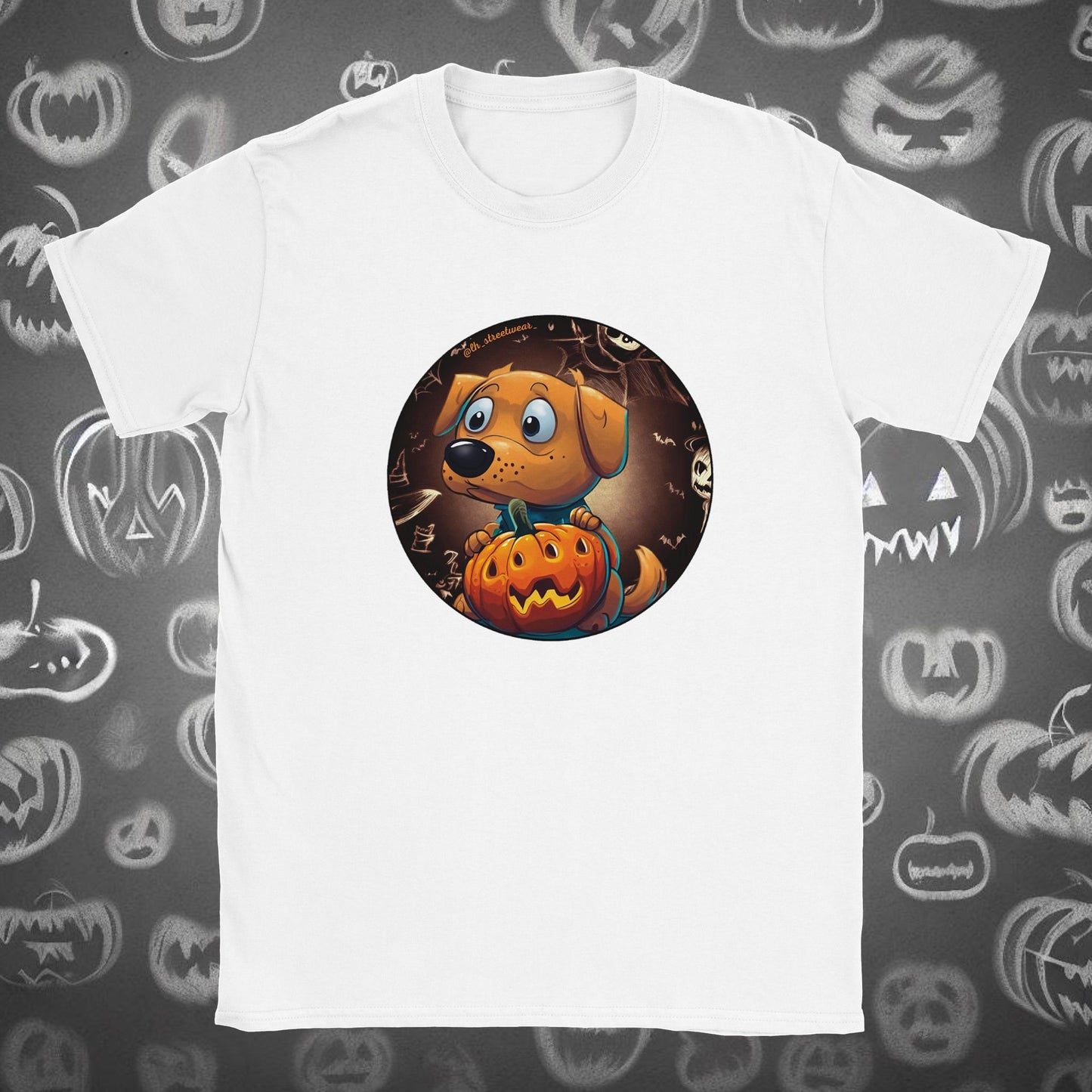 PerriCalabaza 🎃 Halloween - Camiseta unisex infantil