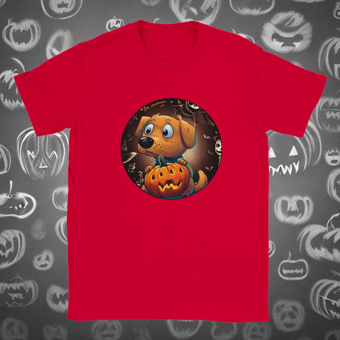 Pumpkin Dog 🎃 Halloween - Unisex Kids T-Shirt 