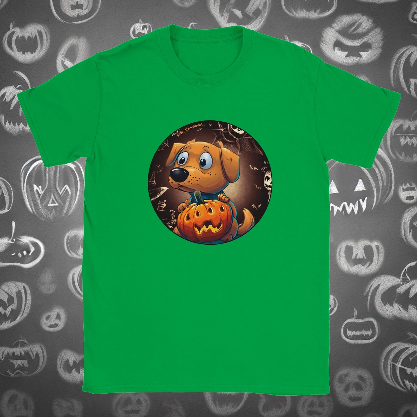 Pumpkin Dog 🎃 Halloween - Unisex Kids T-Shirt 