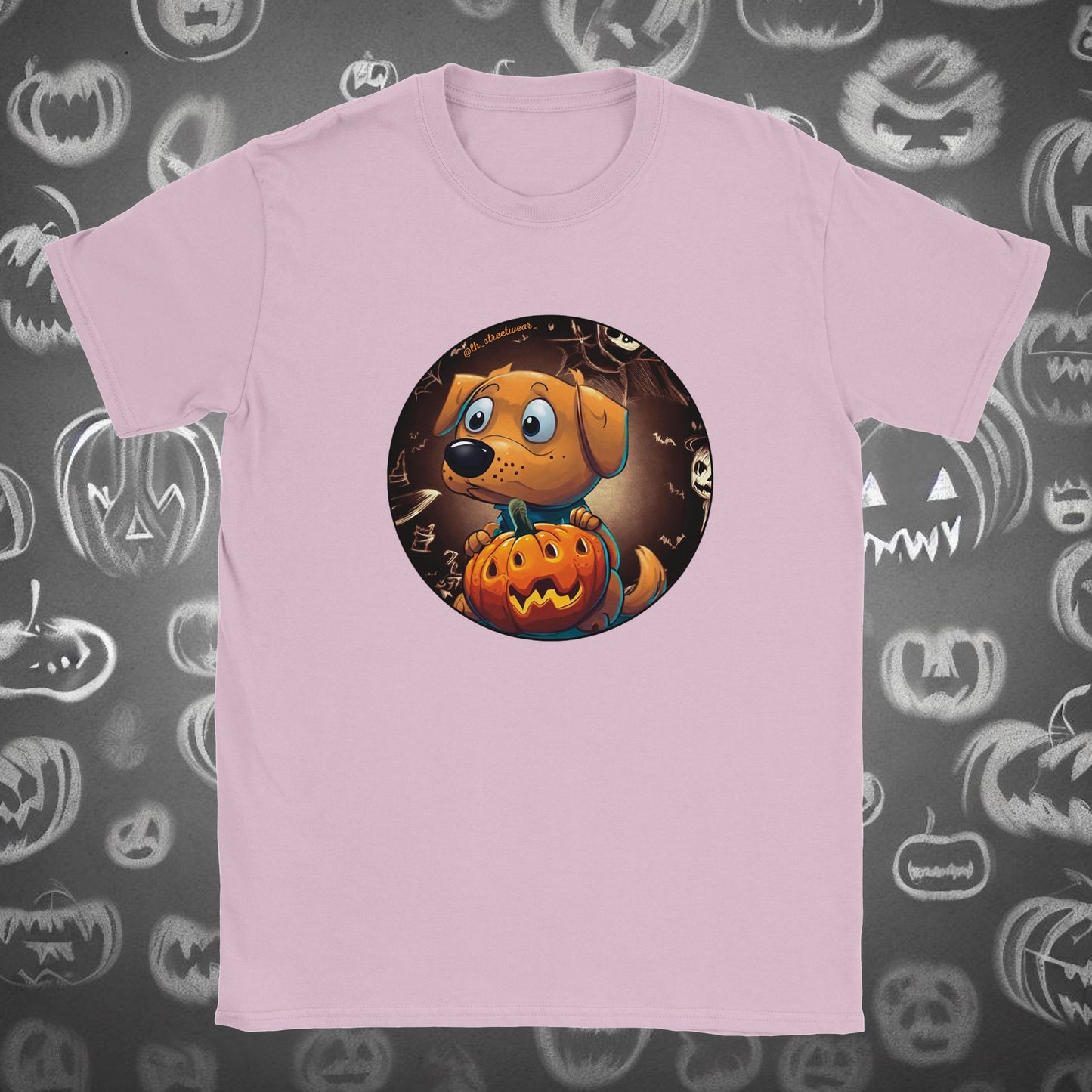 Pumpkin Dog 🎃 Halloween - Unisex Kids T-Shirt 