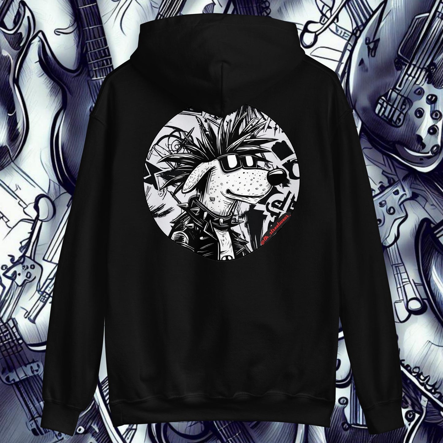 Heavy Dog - Unisex Heavy Blend Hoodie, rear image