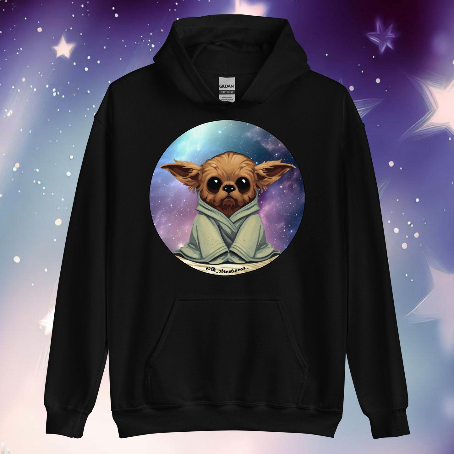 Yodadog - Unisex Heavy Blend Hoodie, front image