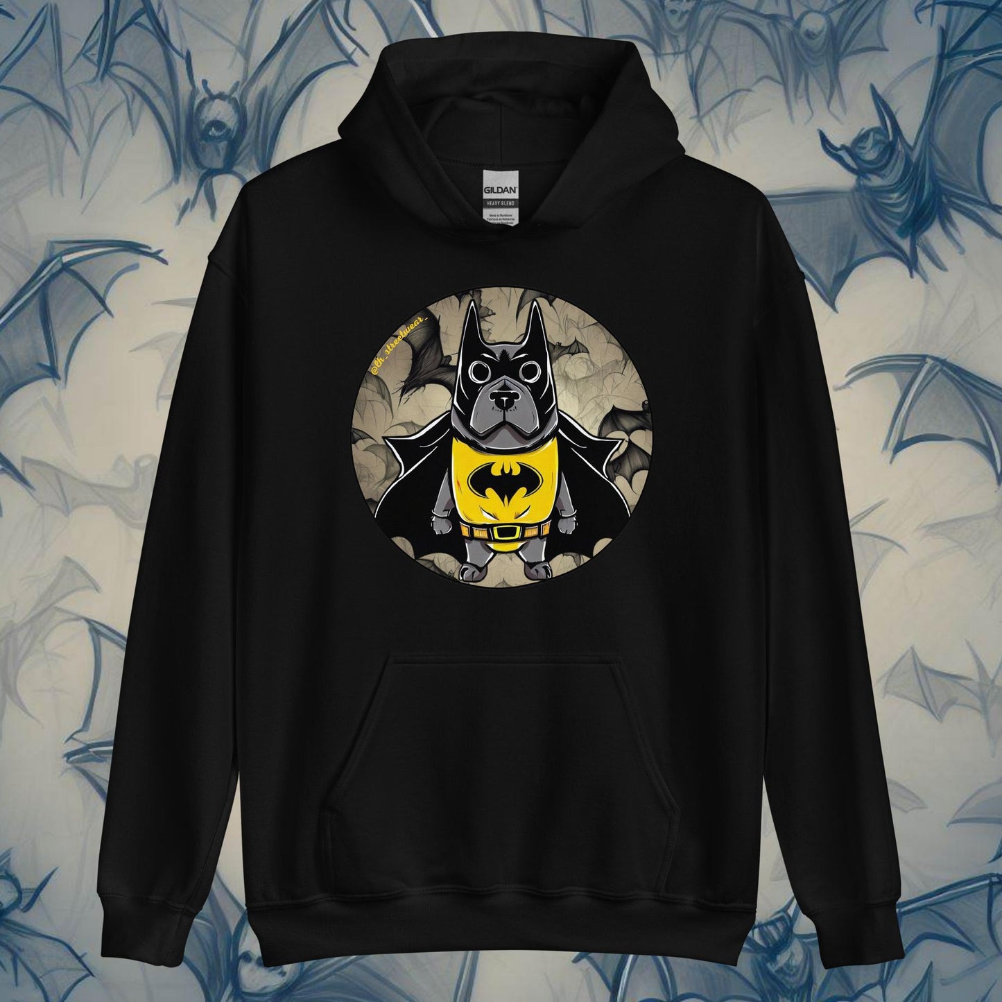 BatDog - Unisex Heavy Blend Hoodie, front image