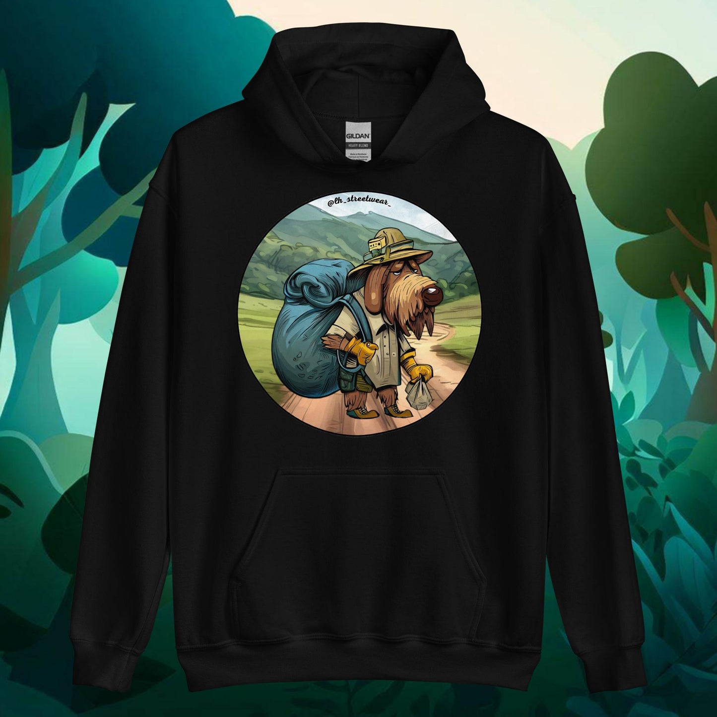 Doggy Sherpa - Unisex Heavy Blend Hoodie, front image