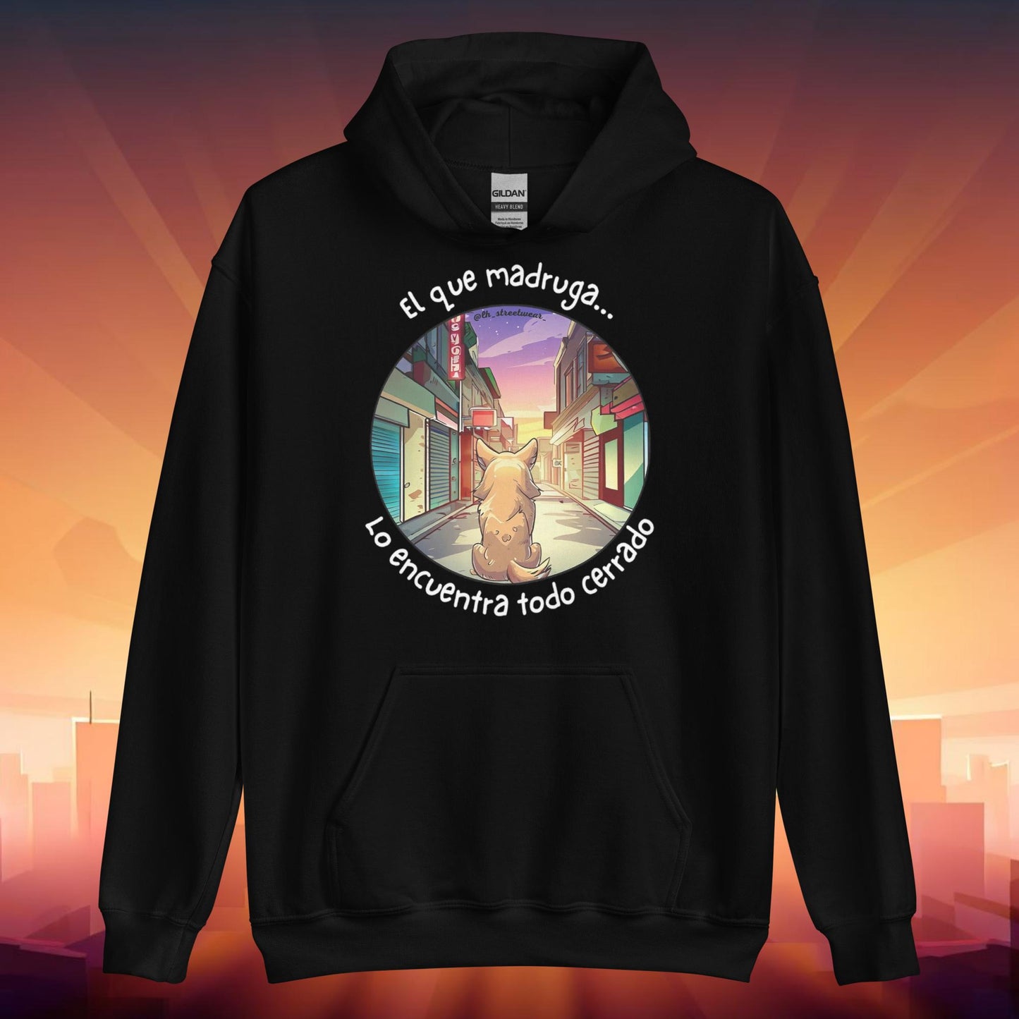 El que madruga - Unisex Heavy Blend Hoodie, front image