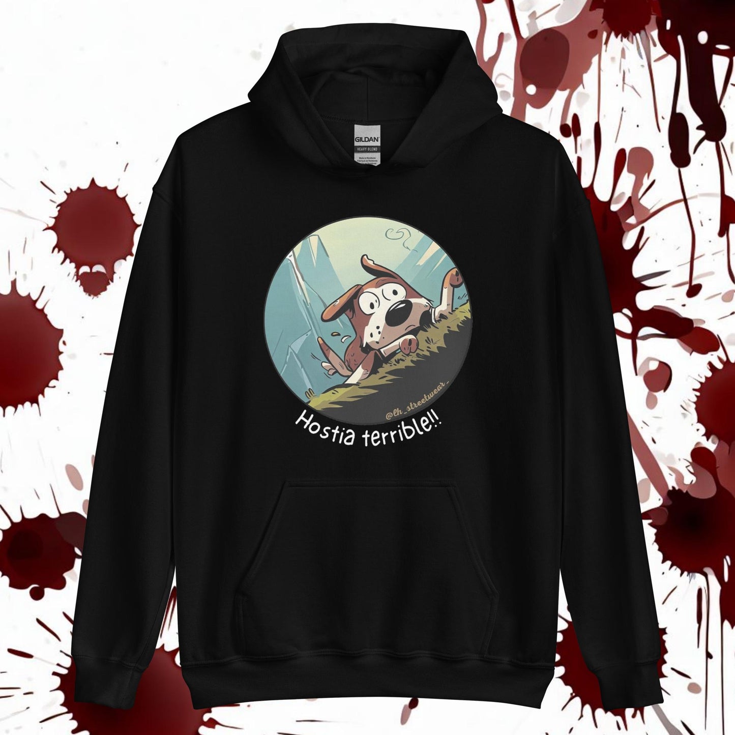 Hostia terrible - Unisex Heavy Blend Hoodie, front image