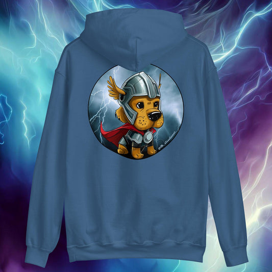 Thor Dog - Unisex Heavy Blend Hoodie, rear image