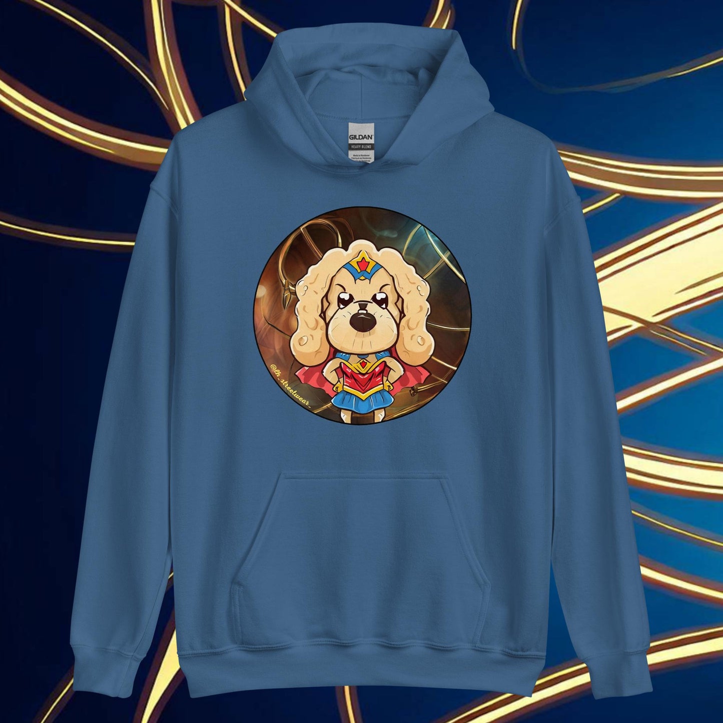 WonderDog - Unisex Heavy Blend Hoodie, front image