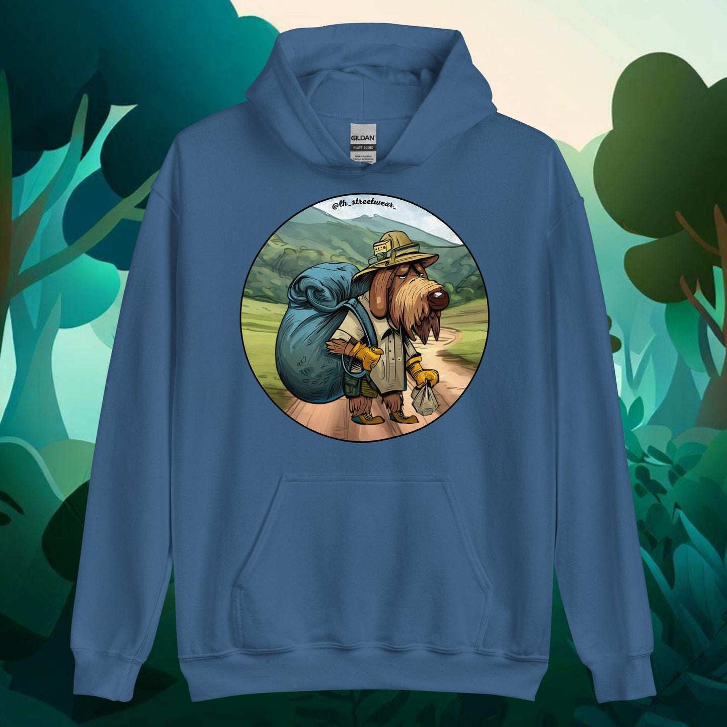 Doggy Sherpa - Unisex Heavy Blend Hoodie, front image