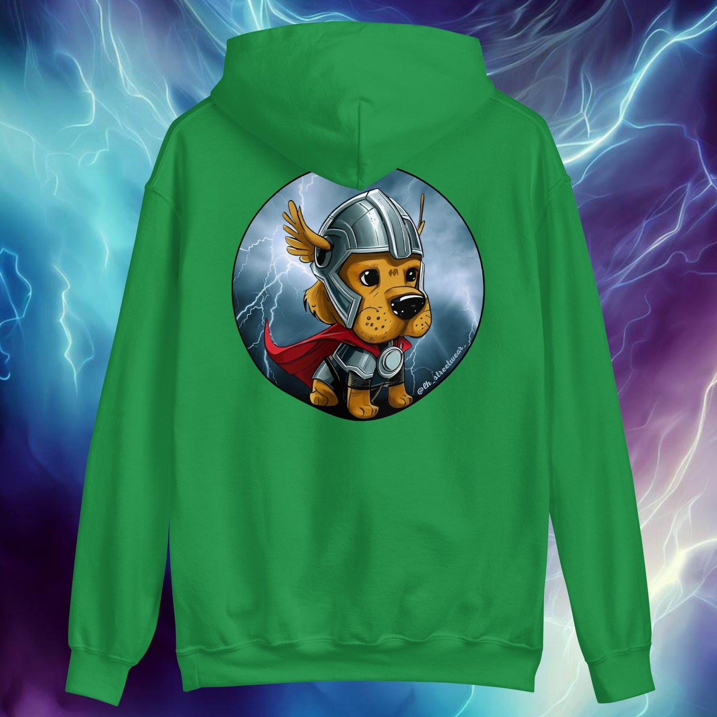 Thor Dog - Unisex Heavy Blend Hoodie, rear image