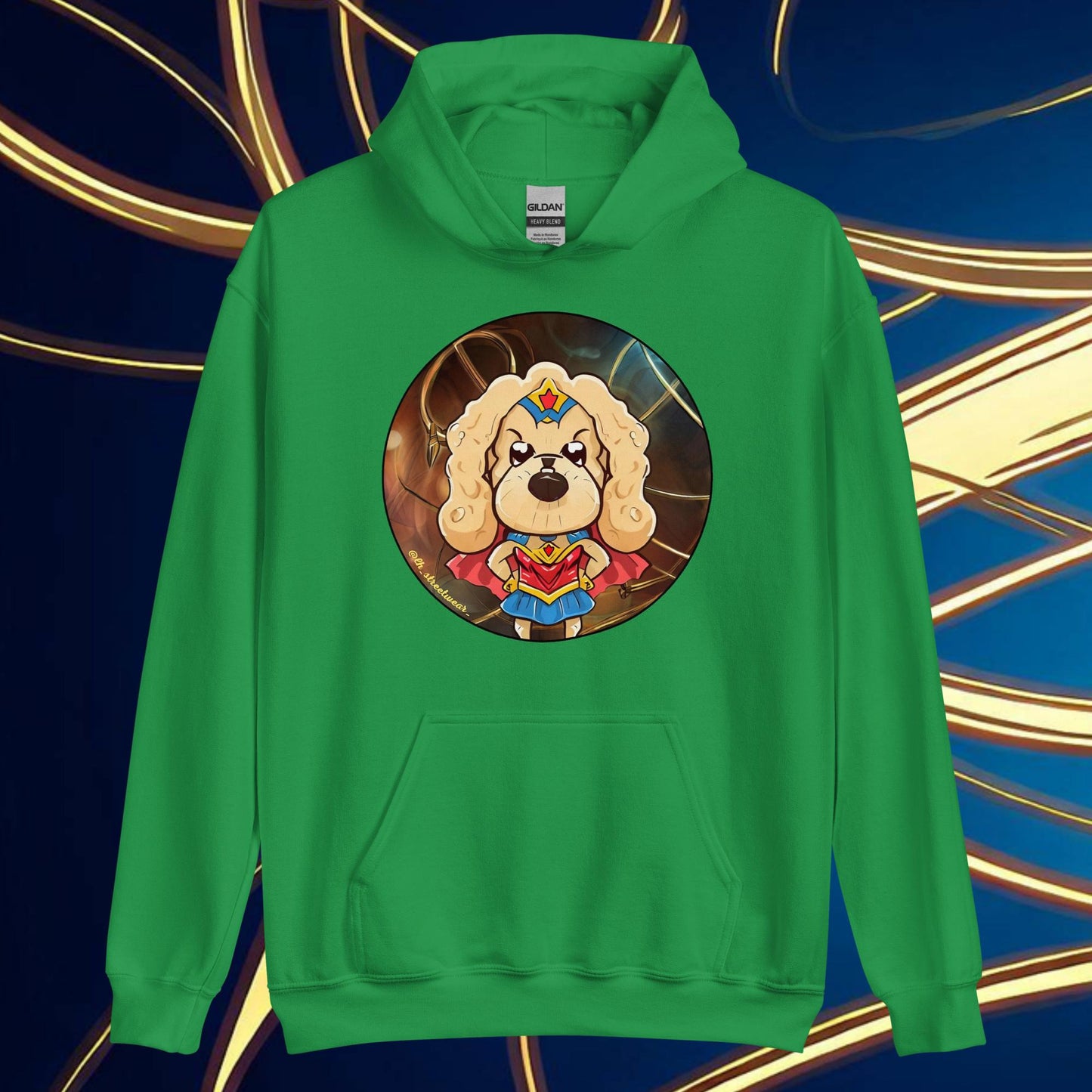 WonderDog - Unisex Heavy Blend Hoodie, front image