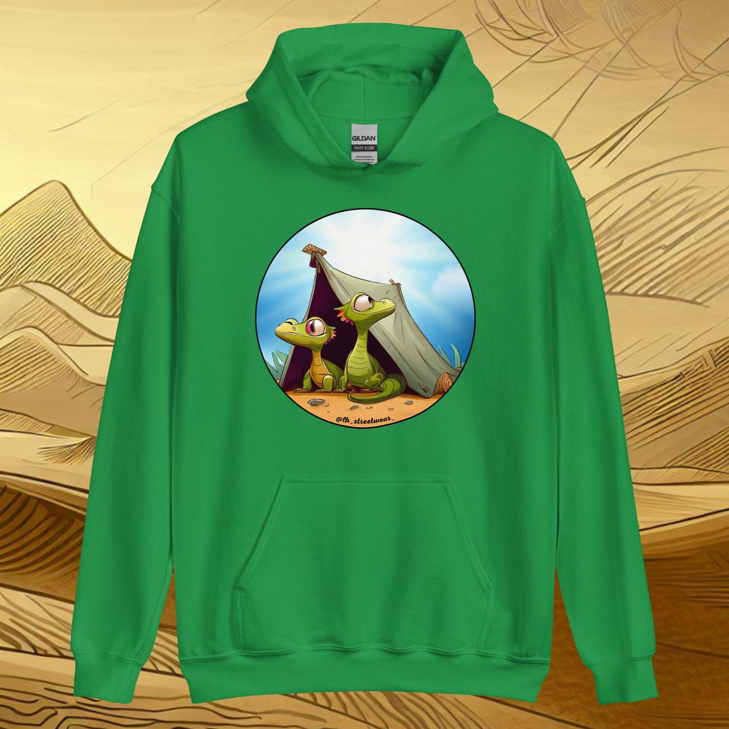 Camper Lizards - Unisex Heavy Blend Hoodie, front image