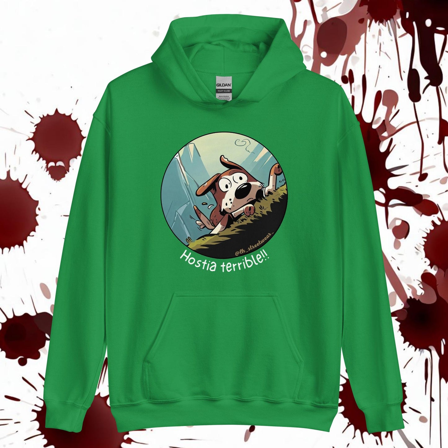 Hostia terrible - Unisex Heavy Blend Hoodie, front image