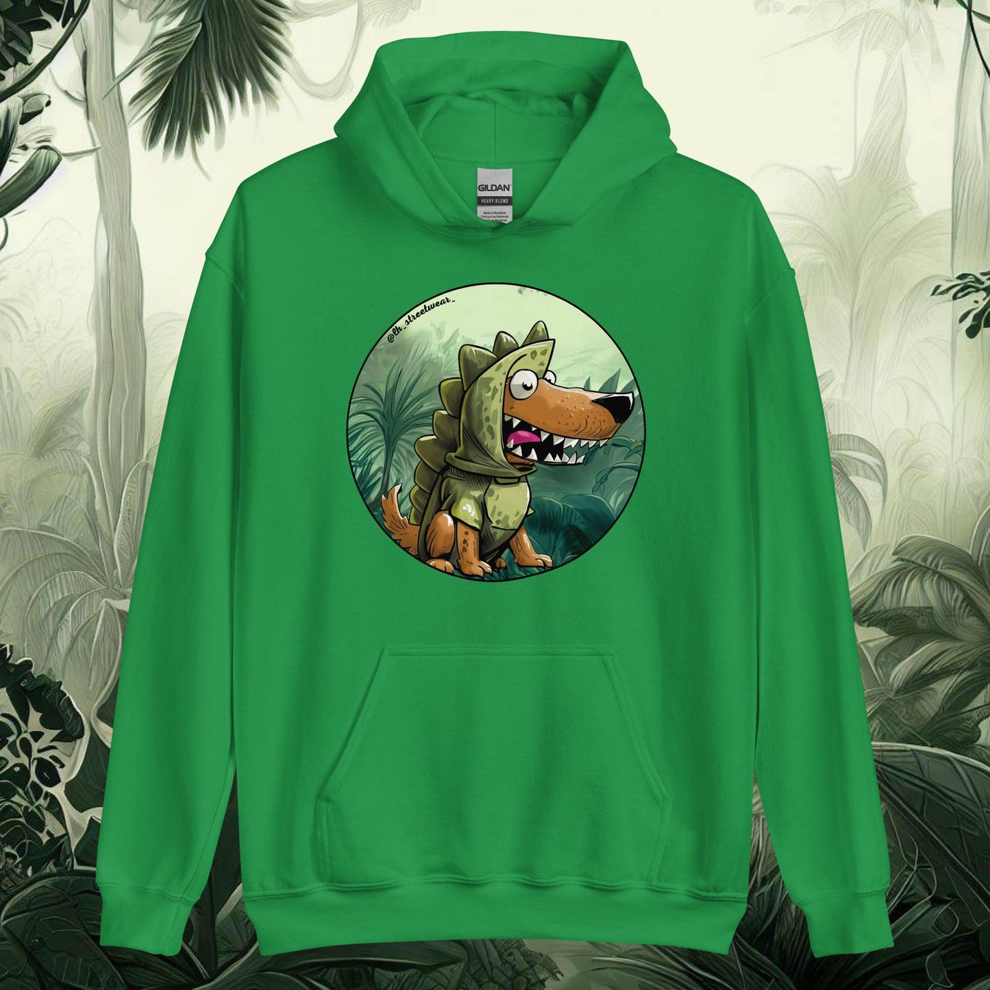 Jurassic Can - Sudadera con capucha unisex, imagen delantera