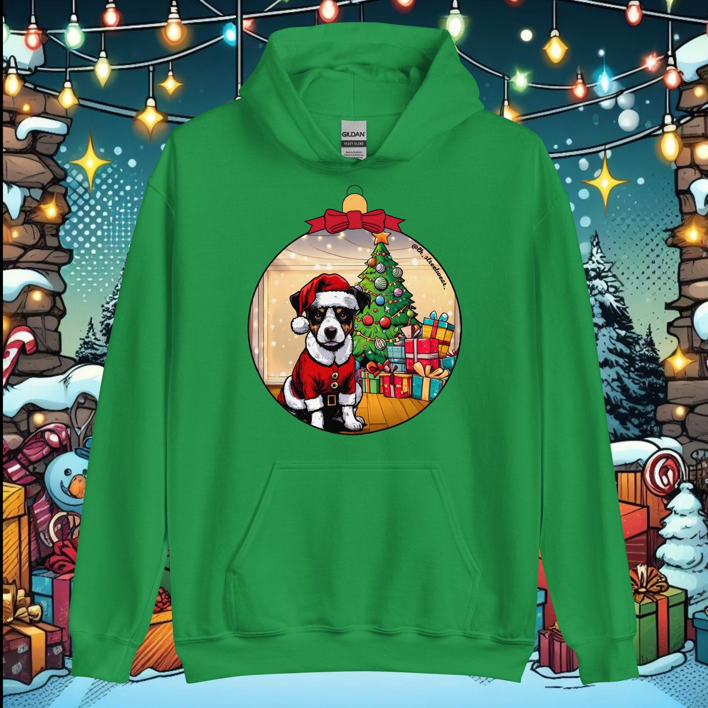 Navidad - Sudadera con capucha unisex, imagen delantera - Bodeguero