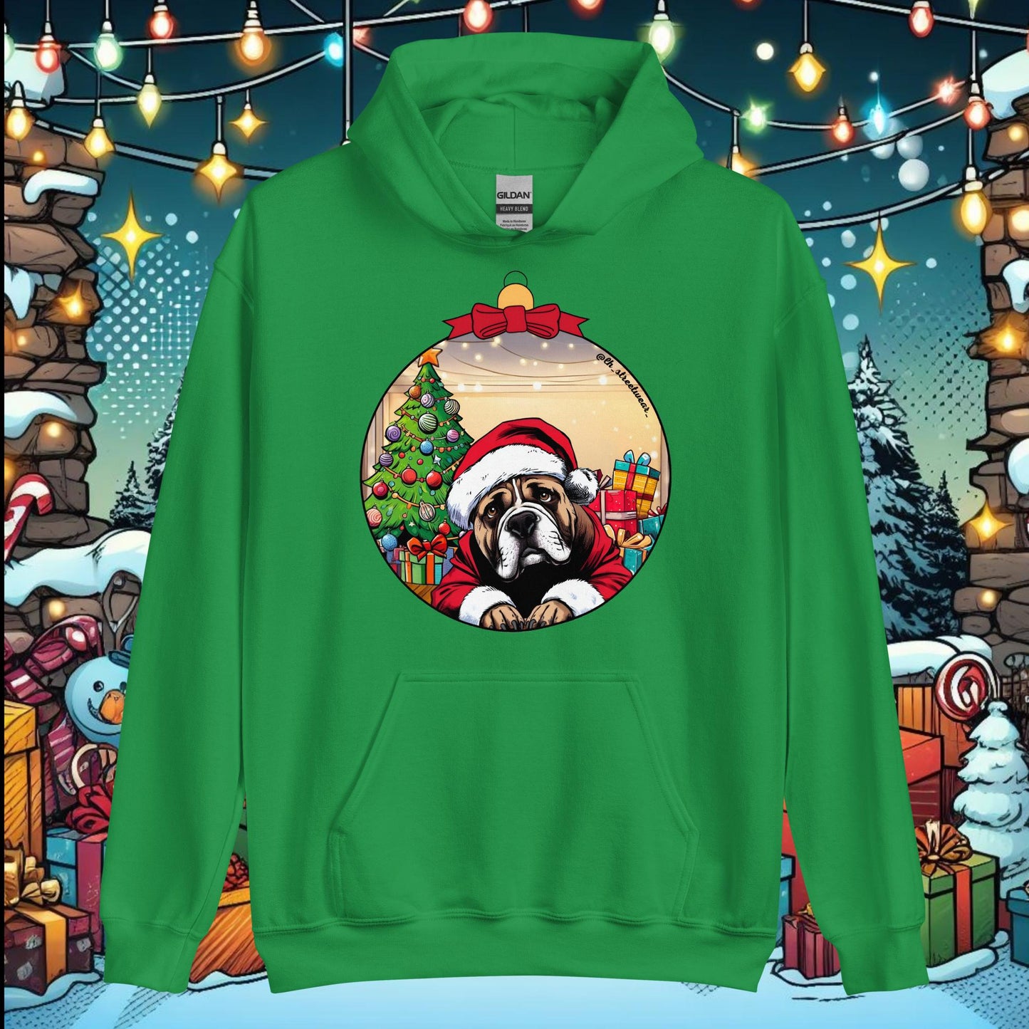 Christmas - Unisex Heavy Blend Hoodie - American Stafford