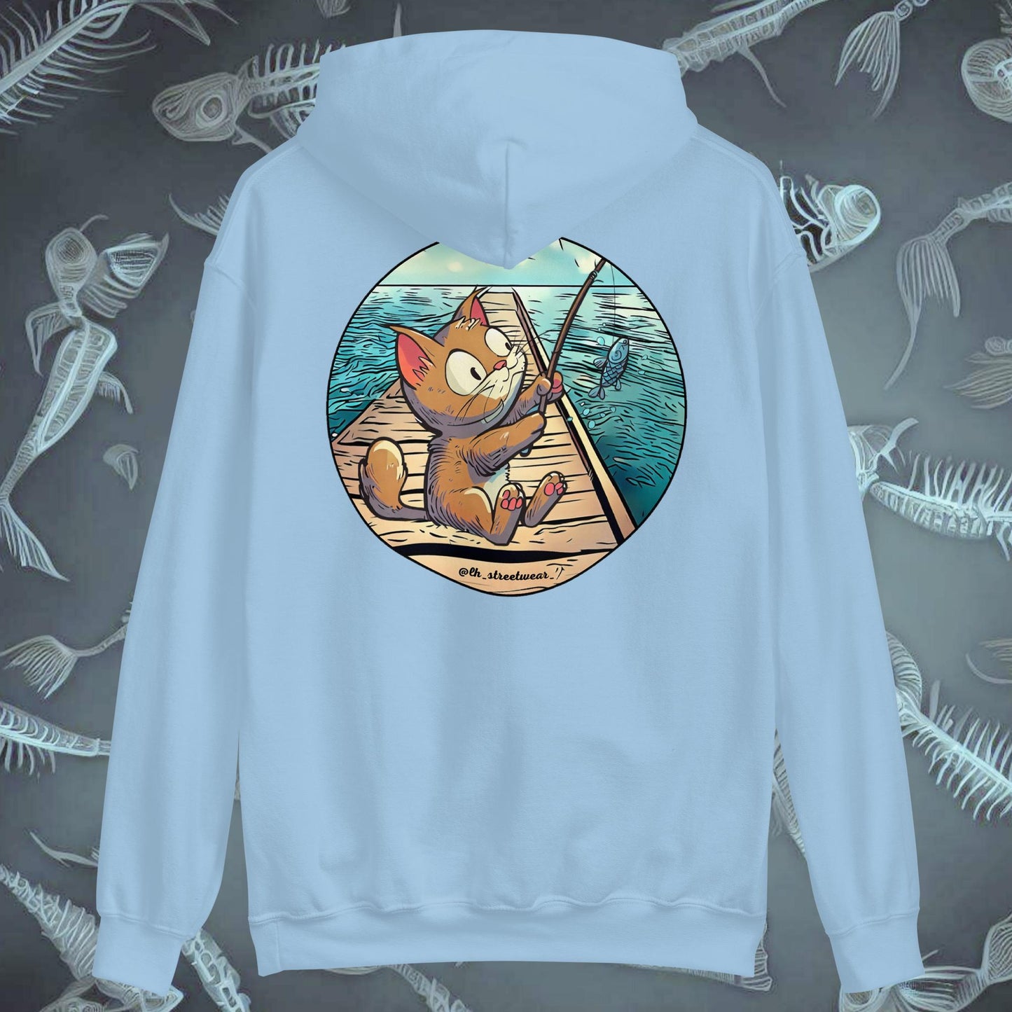 FisherCat - Unisex Heavy Blend Hoodie, rear image