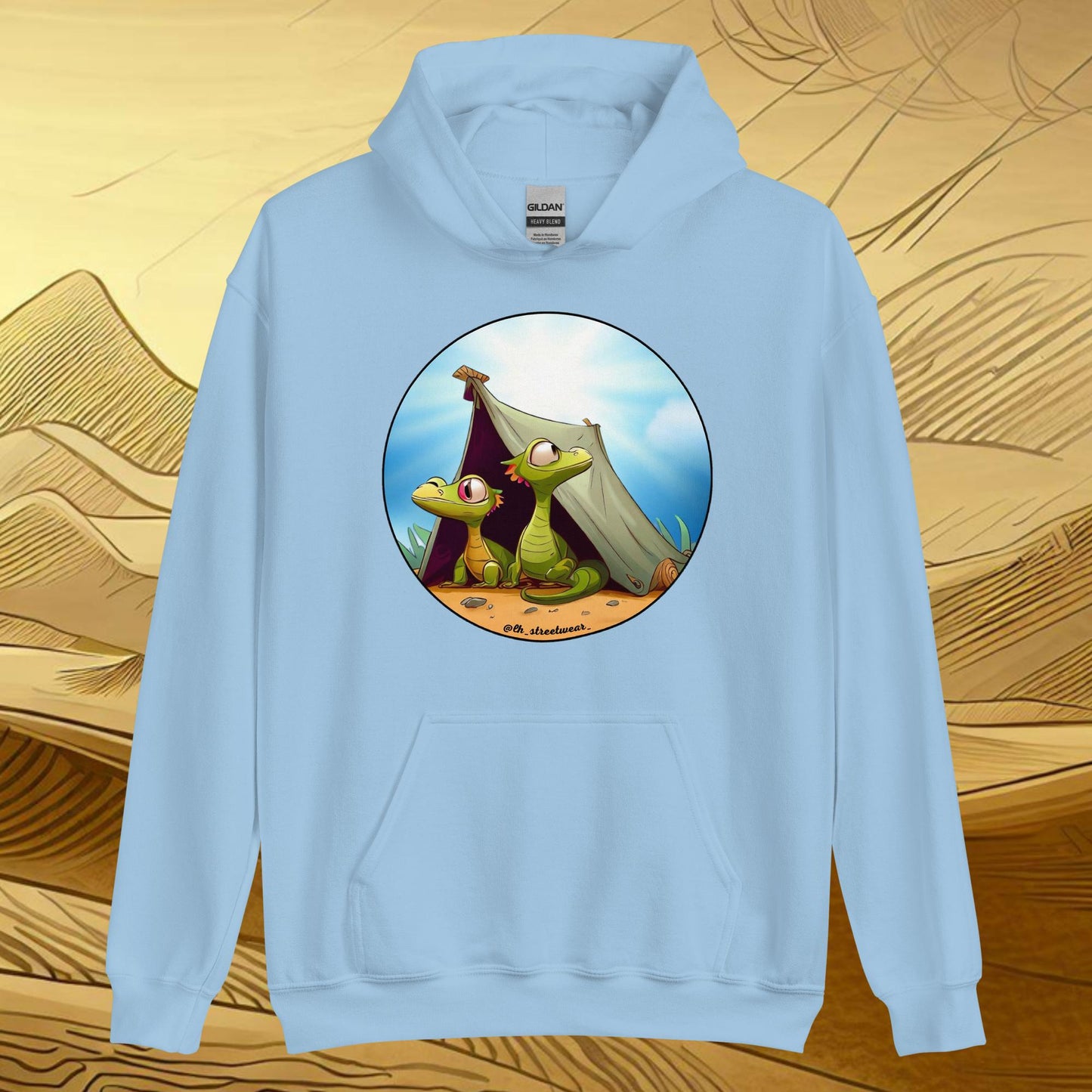 Camper Lizards - Unisex Heavy Blend Hoodie, front image