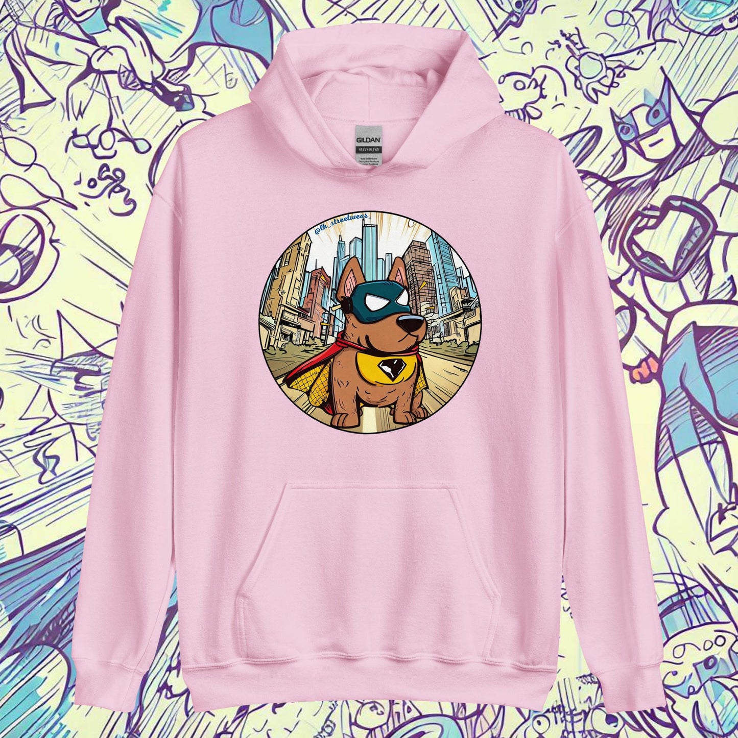 SuperDog - Sudadera con capucha unisex, imagen delantera