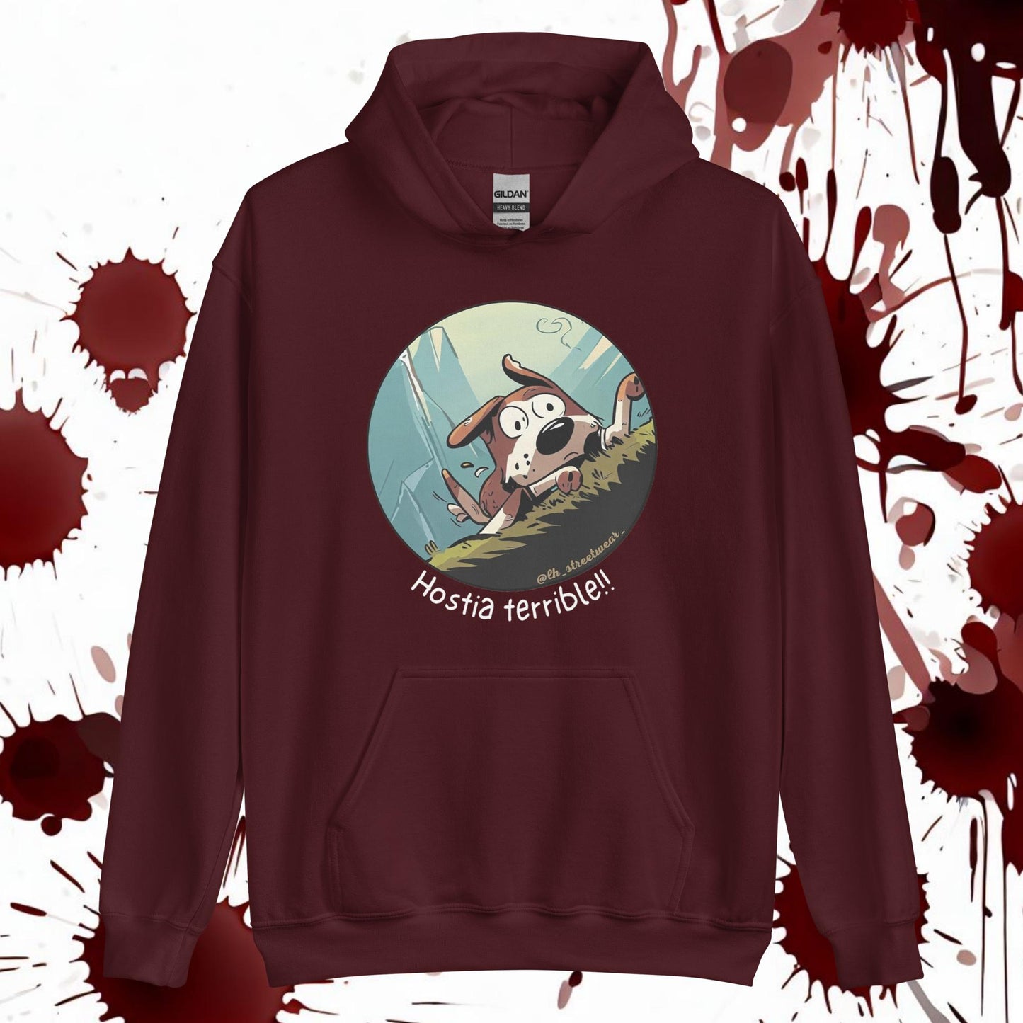 Hostia terrible - Unisex Heavy Blend Hoodie, front image