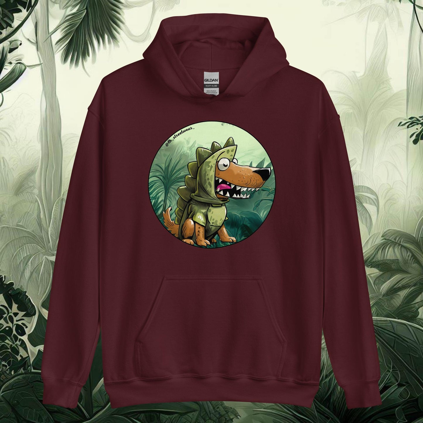 Jurassic Can - Sudadera con capucha unisex, imagen delantera