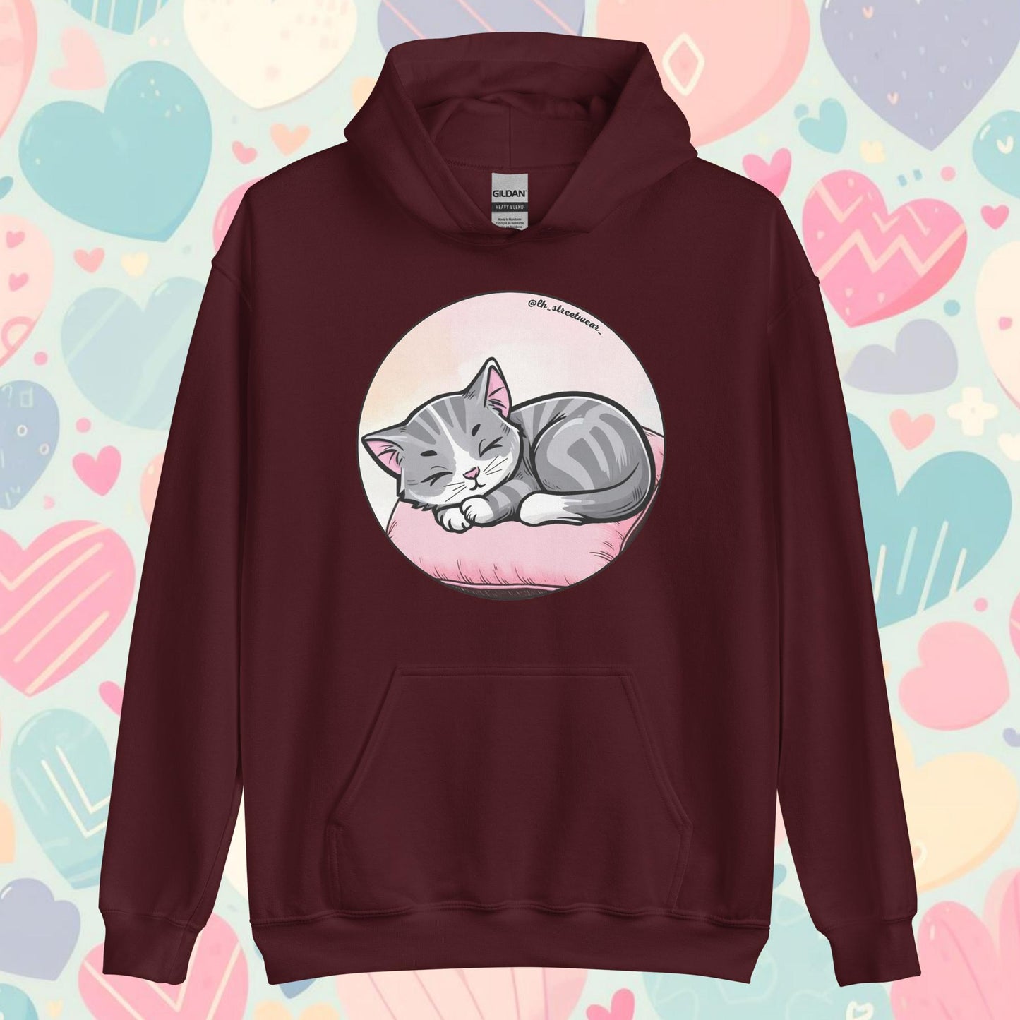 Sleeping Kitty - Unisex Heavy Blend Hoodie