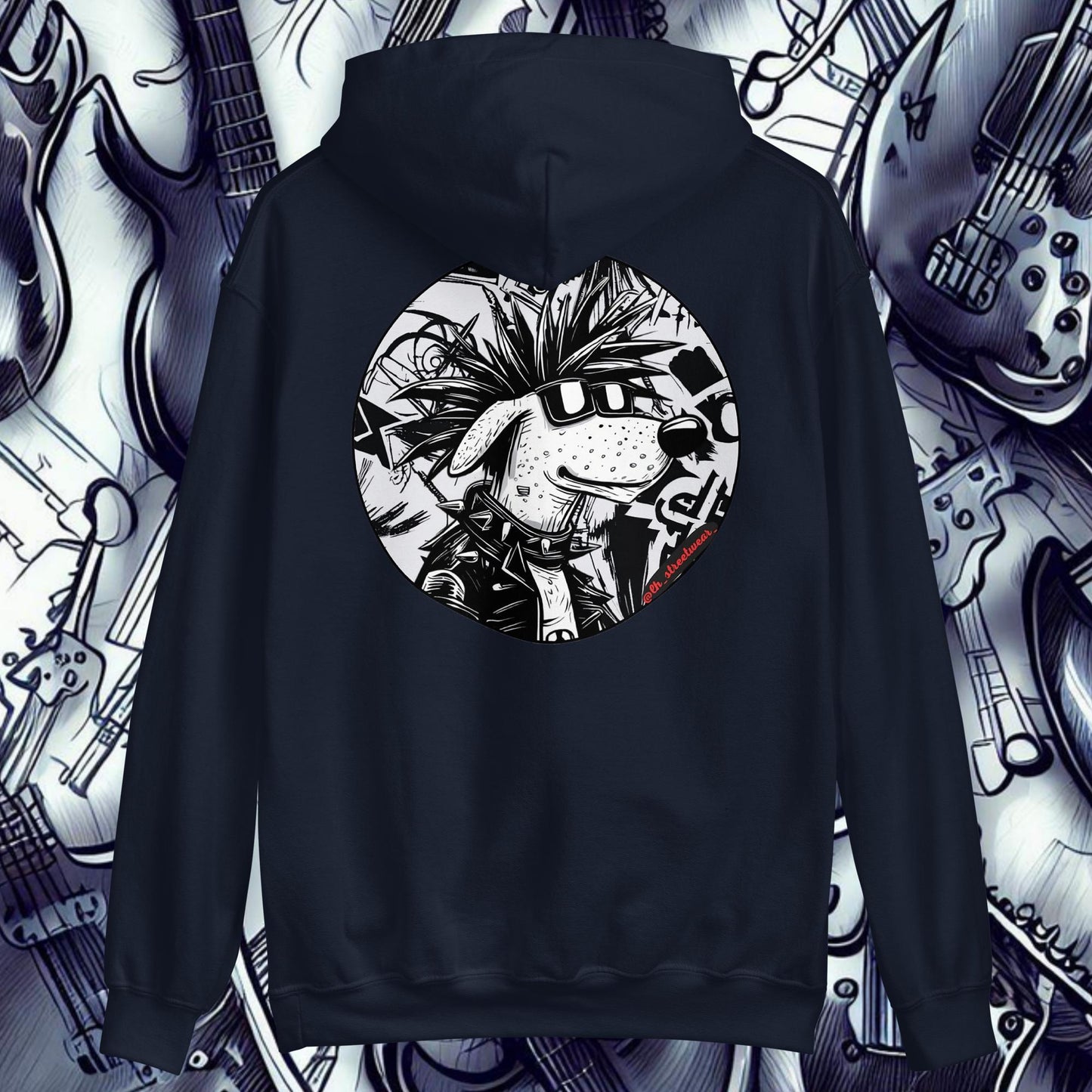 Heavy Dog - Unisex Heavy Blend Hoodie, rear image