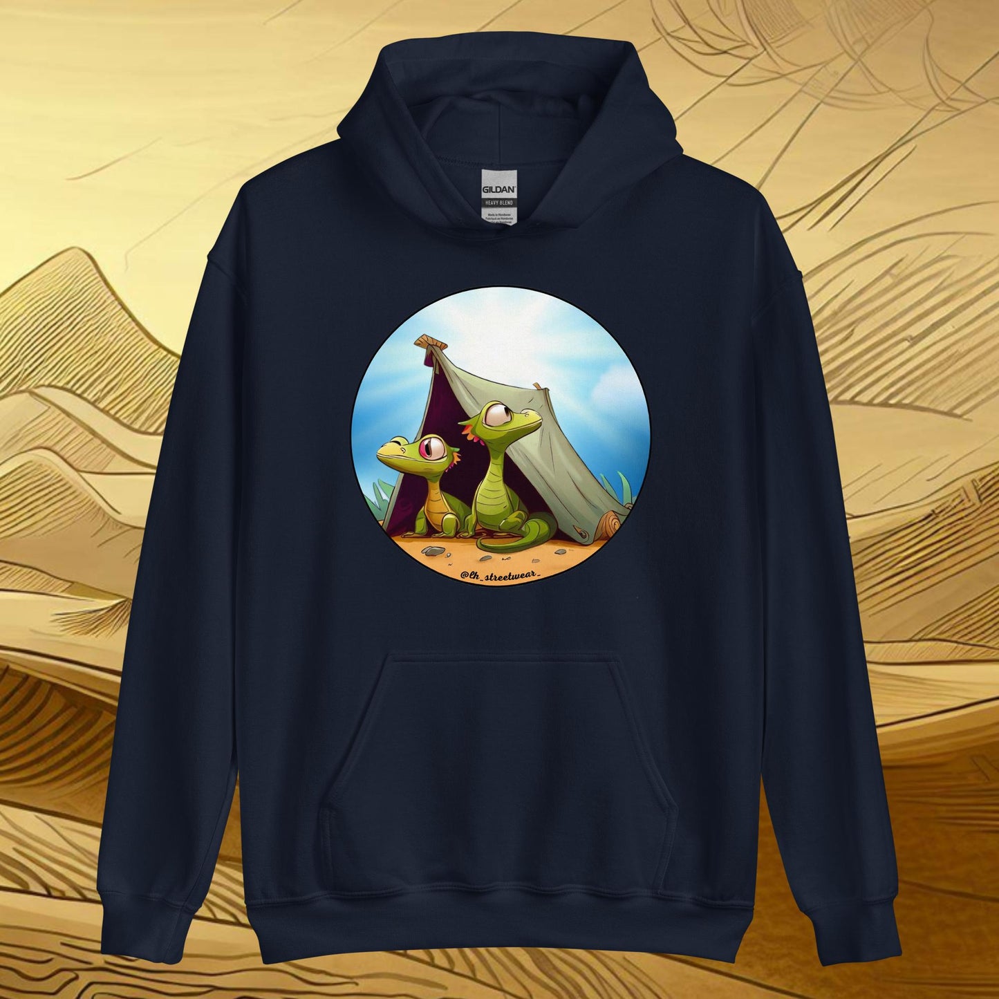 Camper Lizards - Unisex Heavy Blend Hoodie, front image