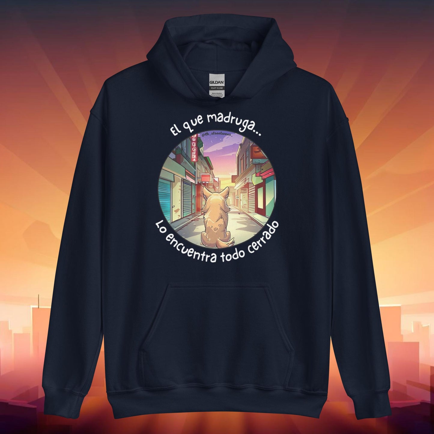 El que madruga - Unisex Heavy Blend Hoodie, front image