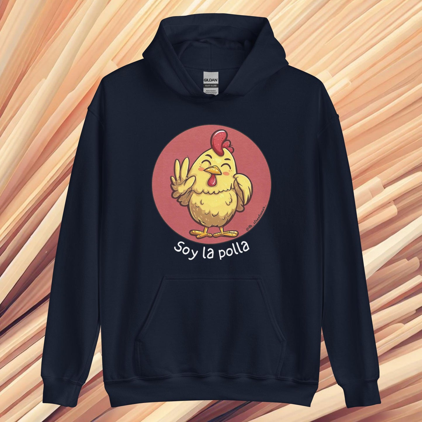 Soy la polla - Sudadera con capucha unisex, imagen delantera