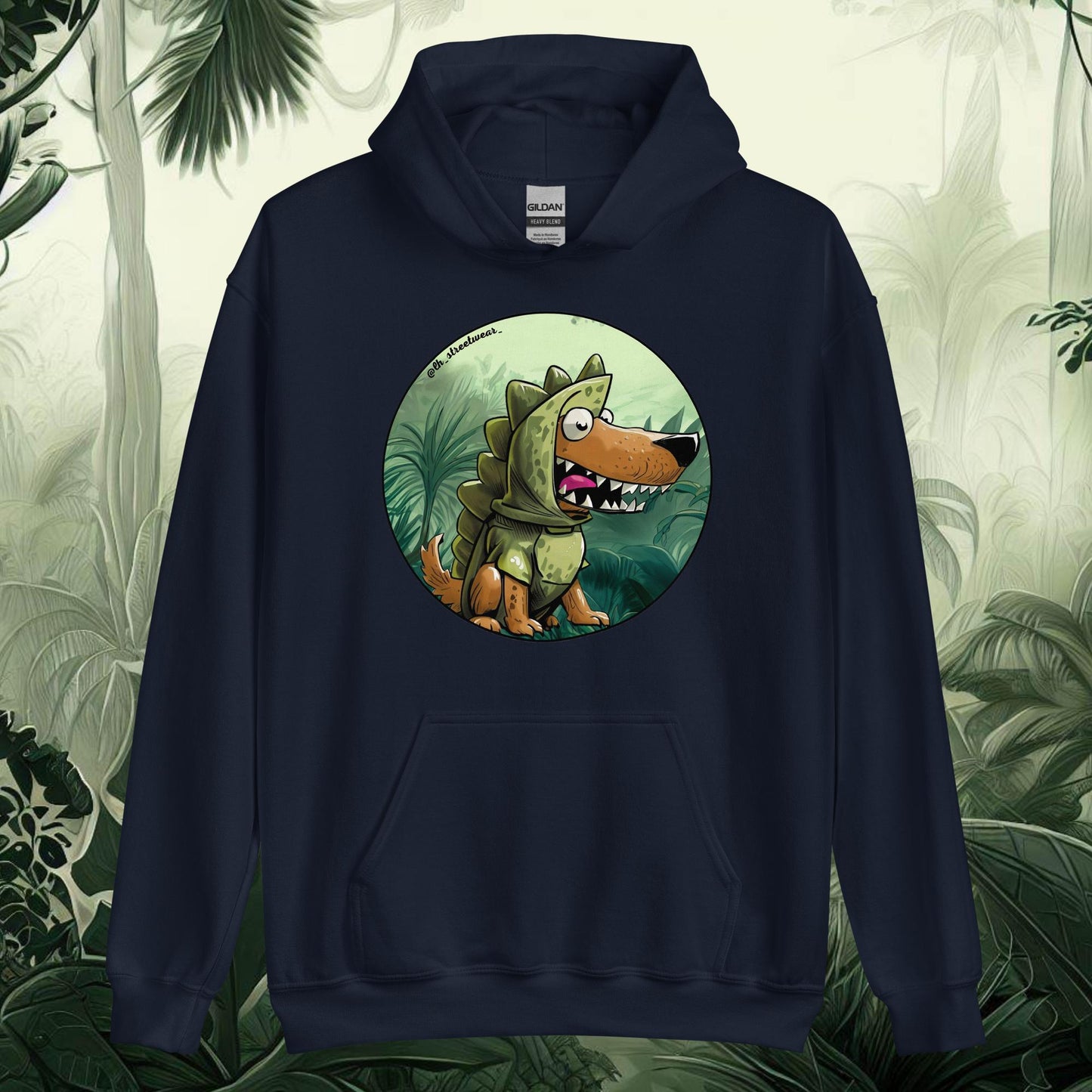 Jurassic Can - Sudadera con capucha unisex, imagen delantera