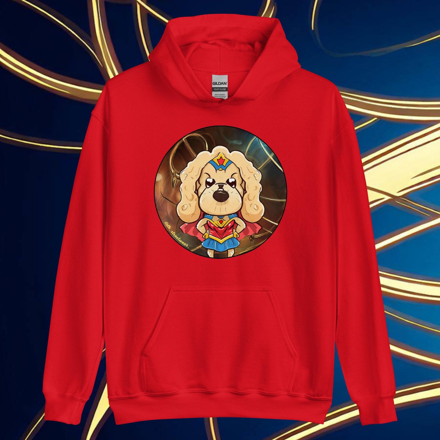 WonderDog - Unisex Heavy Blend Hoodie, front image