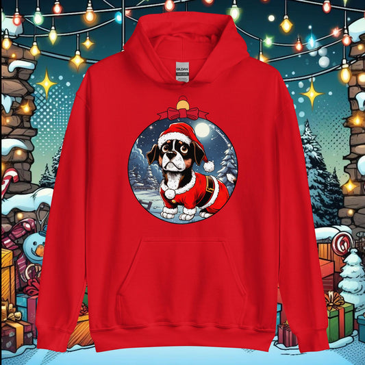 Navidad - Sudadera con capucha unisex Navidad, imagen delantera - Toby