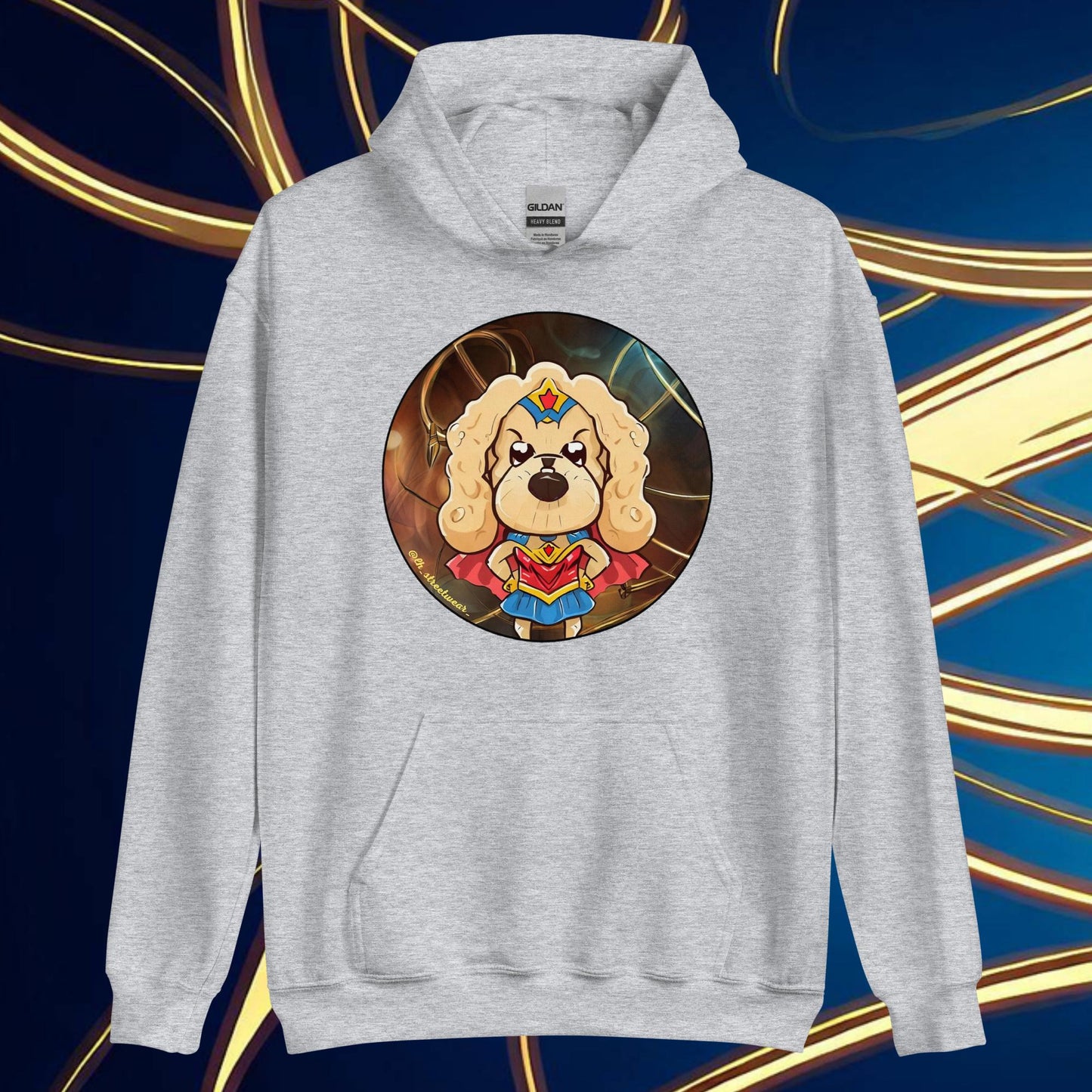 WonderDog - Unisex Heavy Blend Hoodie, front image