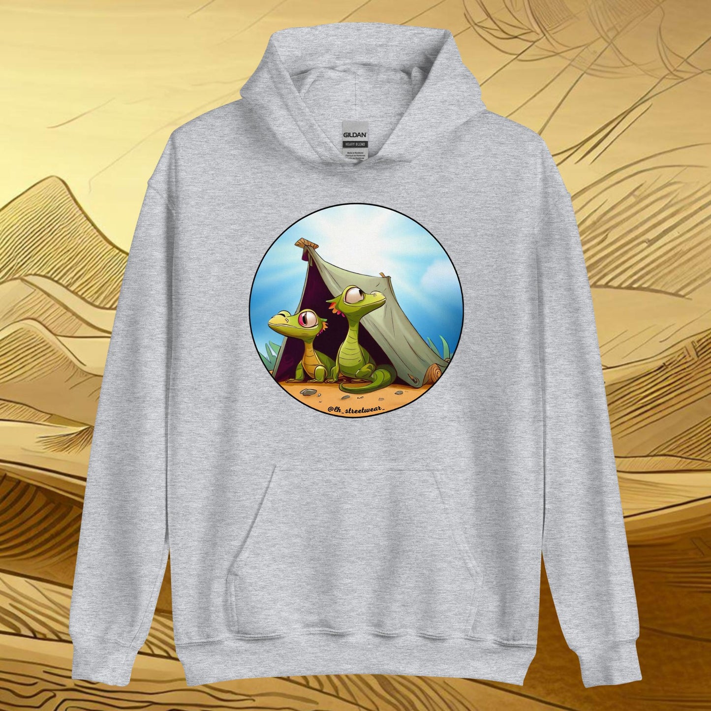 Camper Lizards - Unisex Heavy Blend Hoodie, front image