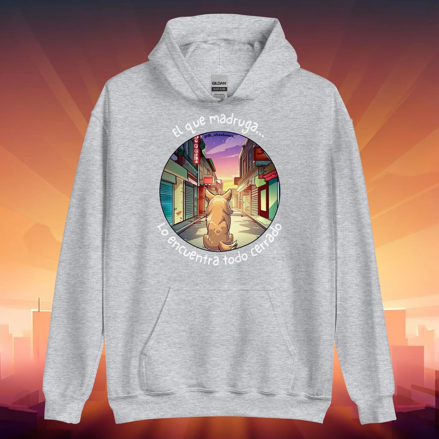 El que madruga - Unisex Heavy Blend Hoodie, front image