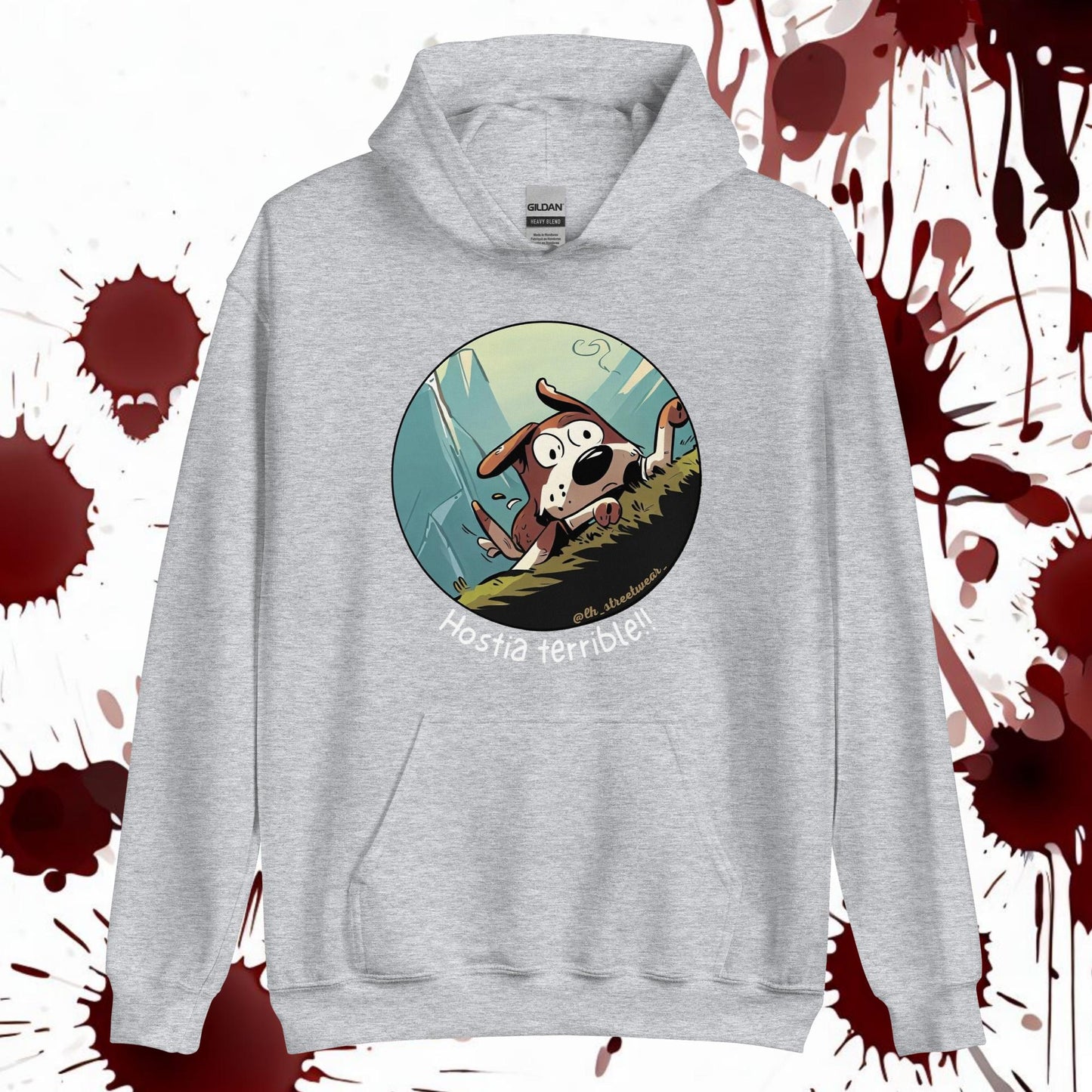 Hostia terrible - Unisex Heavy Blend Hoodie, front image