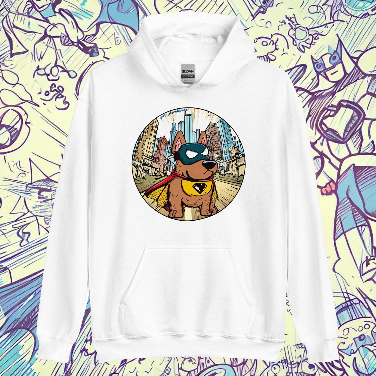 SuperDog - Unisex Heavy Blend Hoodie, front image