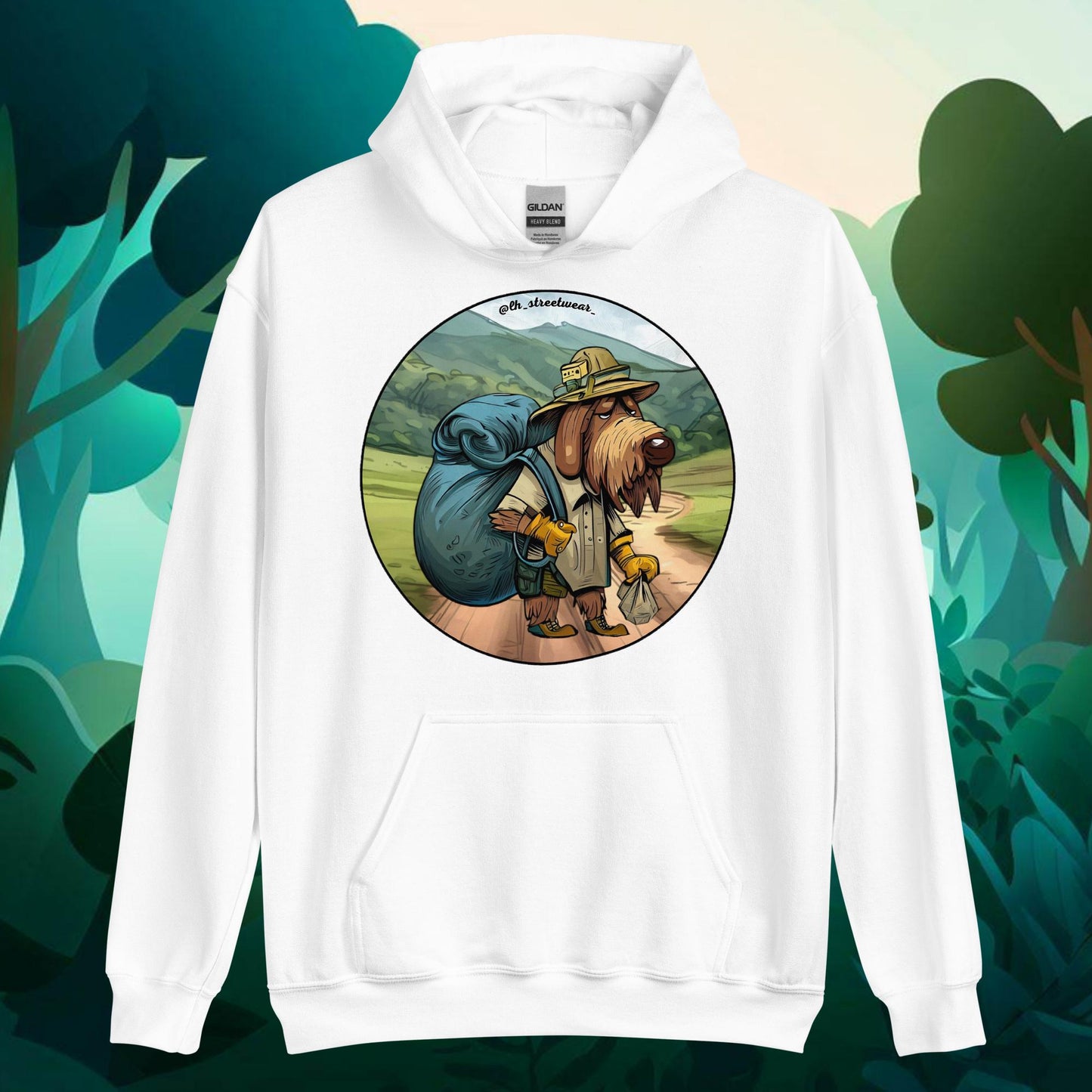 Doggy Sherpa - Unisex Heavy Blend Hoodie, front image