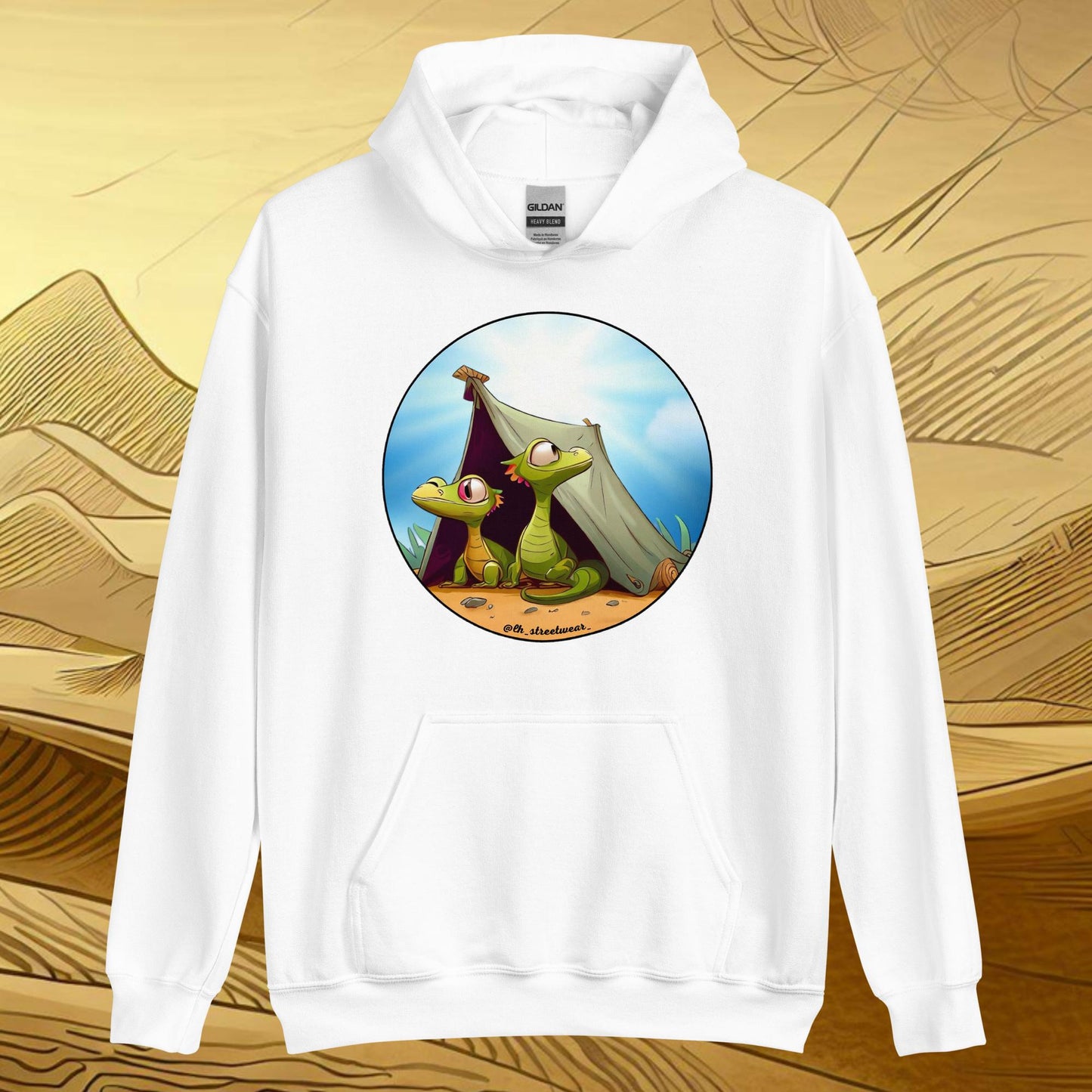 Camper Lizards - Unisex Heavy Blend Hoodie, front image