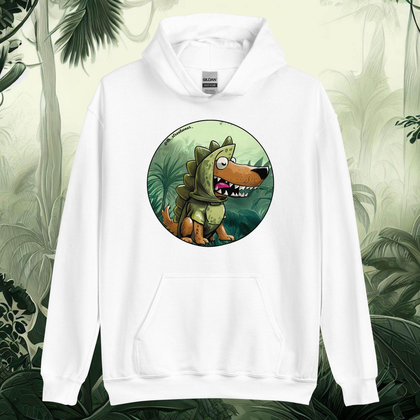 Jurassic Can - Sudadera con capucha unisex, imagen delantera