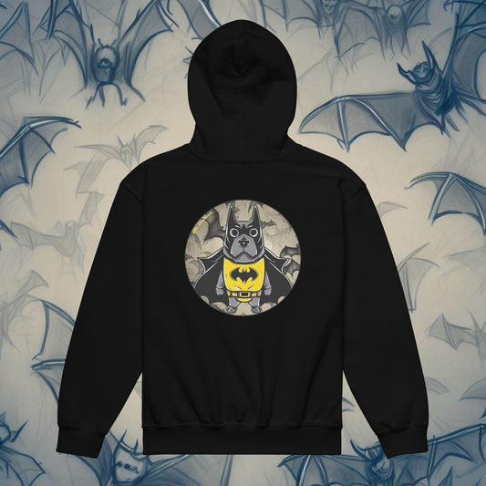 BatDog - Unisex Youth Heavy Blend Hoodie, rear image