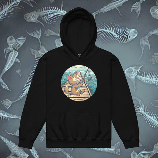 FisherCat - Unisex Youth Heavy Blend Hoodie, front image