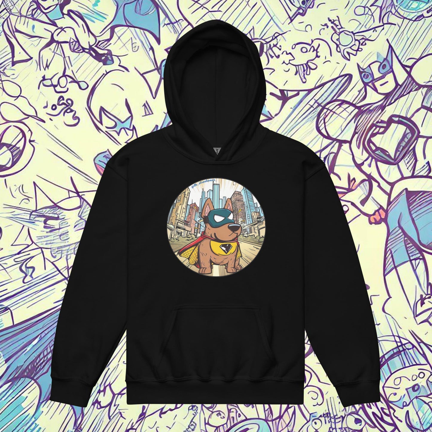 SuperDog - Unisex Youth Heavy Blend Hoodie, front image