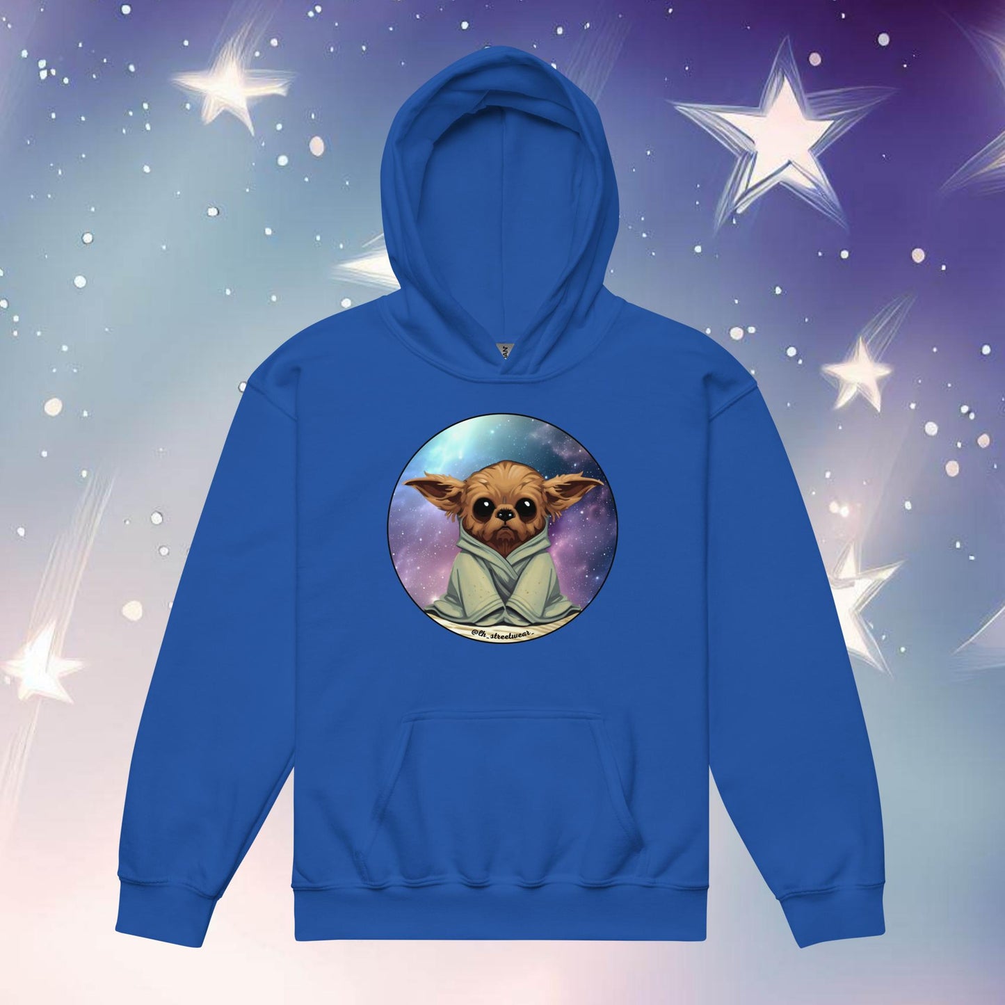 YodaDog - Sudadera unisex con capucha infantil, imagen delantera