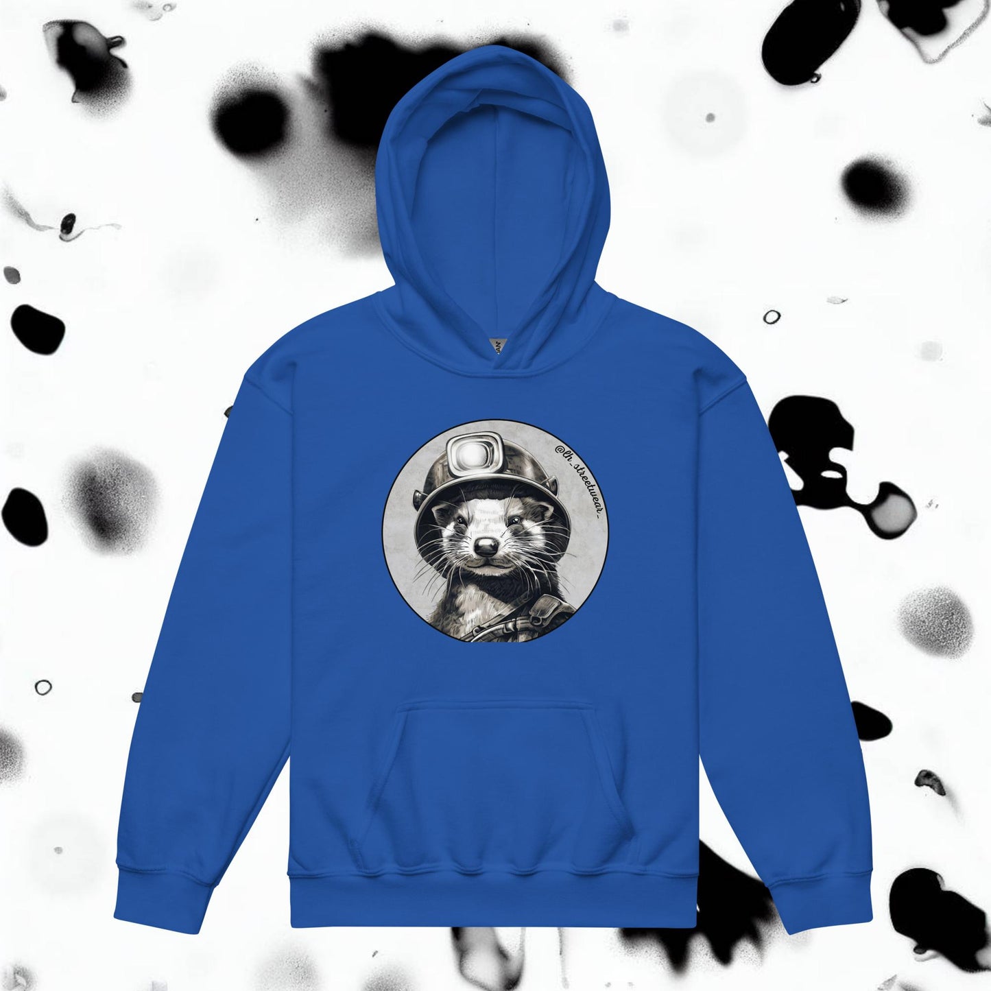 Mining Ferret - Unisex Youth Heavy Blend Hoodie, front image