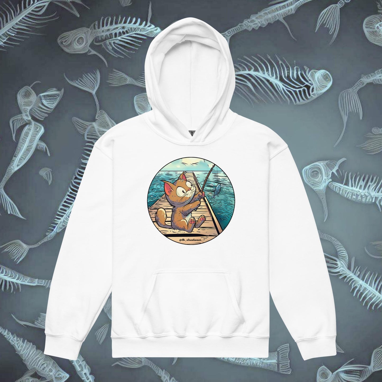 FisherCat - Unisex Youth Heavy Blend Hoodie, front image