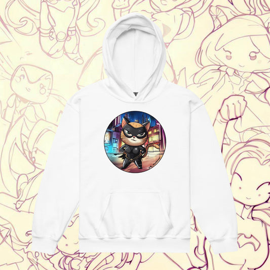 CatGata - Unisex Youth Heavy Blend Hoodie, front image