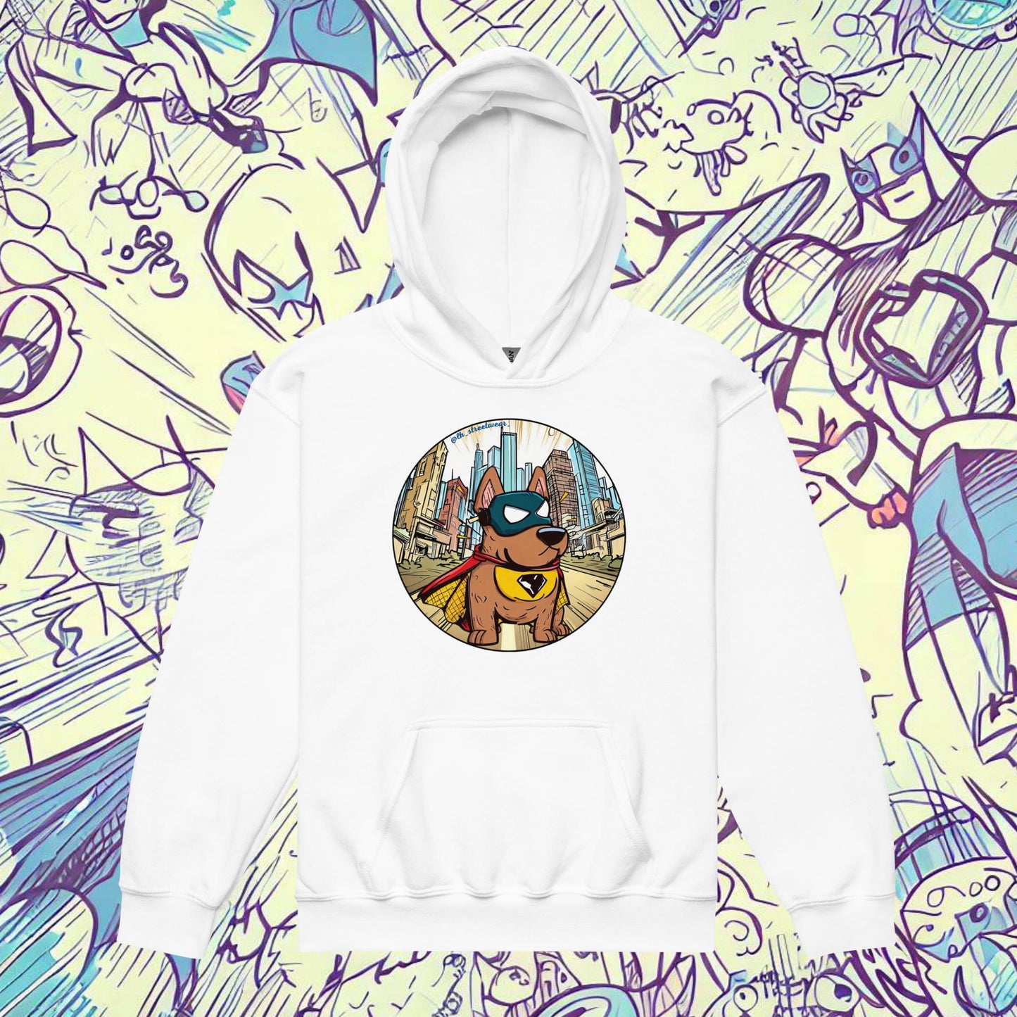 SuperDog - Unisex Youth Heavy Blend Hoodie, front image